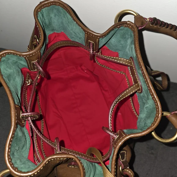 Dooney & Bourke Florentine Leather Buckley Bag – Chocolate Brown (Like New) - Picture 4 of 6